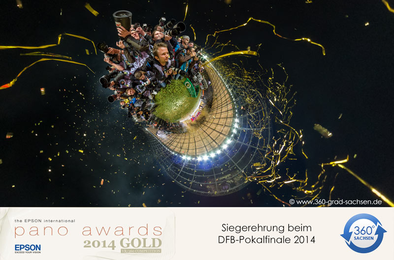 360°-Panorama Siegerehrung beim DFB-Pokalfinale 2014